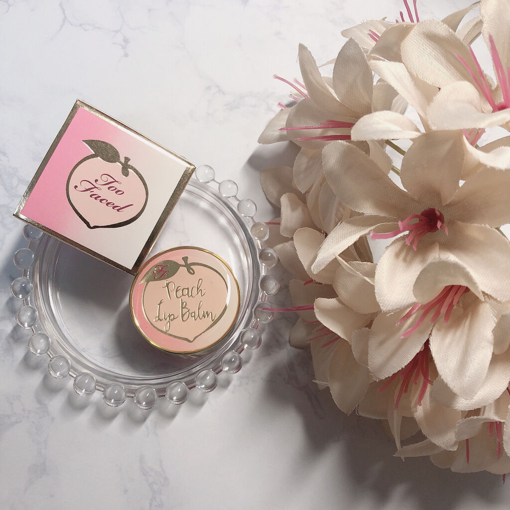 ピーチリップバーム モイスチャー/Too Faced/リップバームを使ったクチコミ（1枚目）