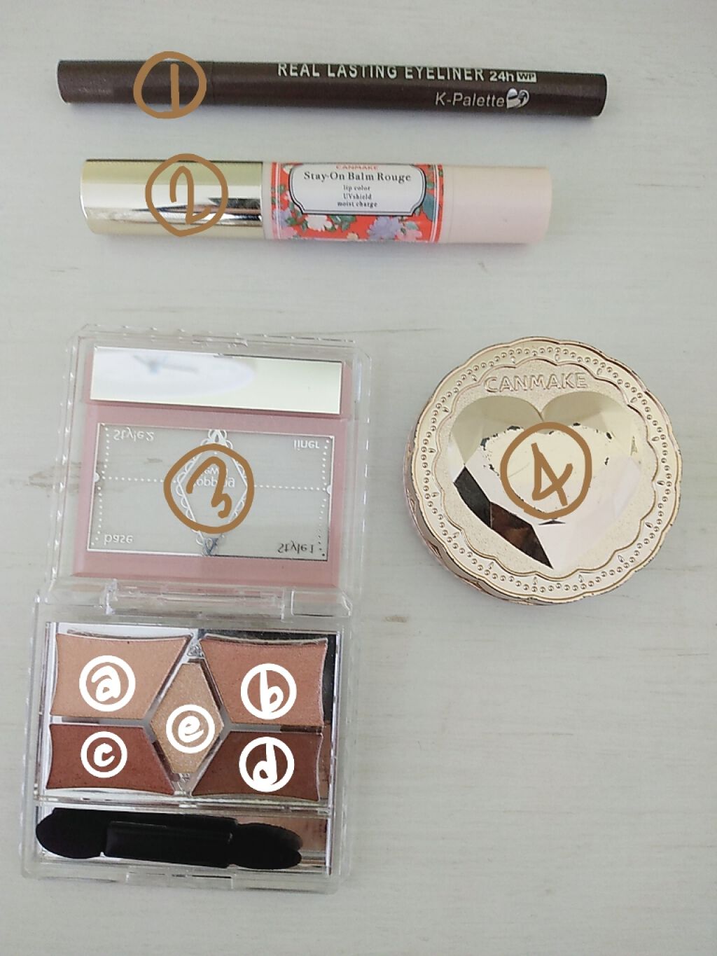 リアルラスティングアイライナー24hWP/K-パレット/リキッドアイライナーを使ったクチコミ（3枚目）