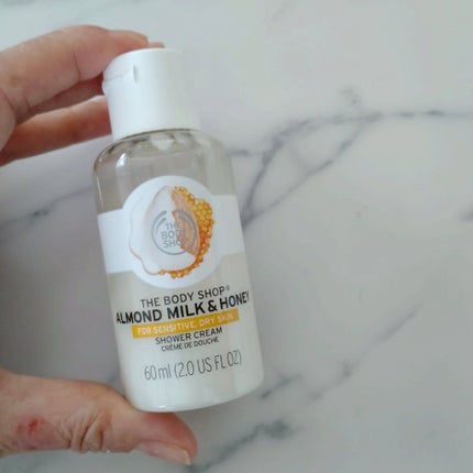 シャワークリーム AM&H(アーモンドミルク&ハニー)/THE BODY SHOP/ボディソープを使ったクチコミ(1枚目)