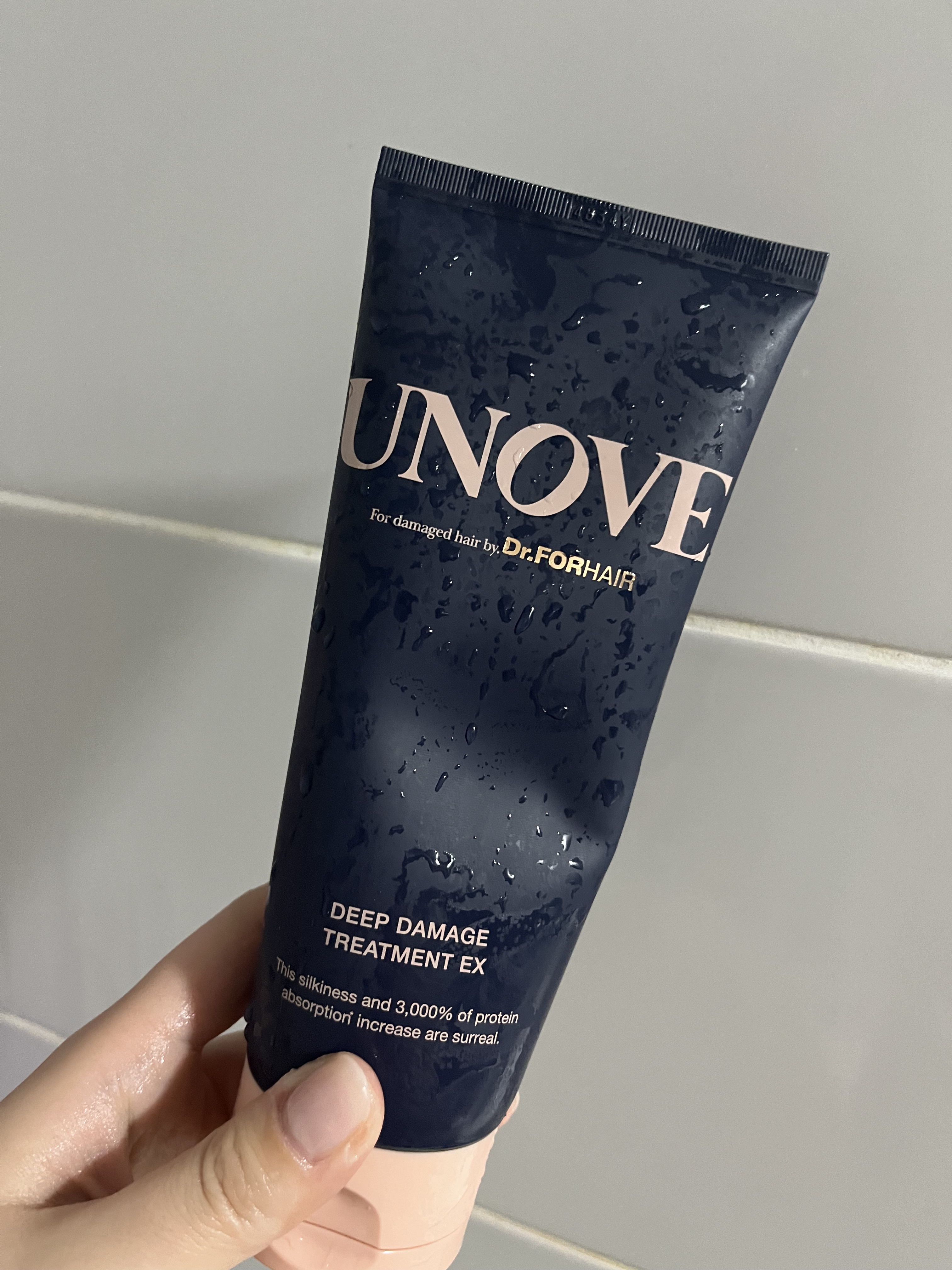 ディープダメージトリートメントEX/UNOVE/洗い流すヘアトリートメントを使ったクチコミ（1枚目）