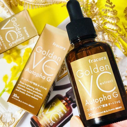 ゴールデンVC原液オートファG/fracora/美容液を使ったクチコミ(3枚目)