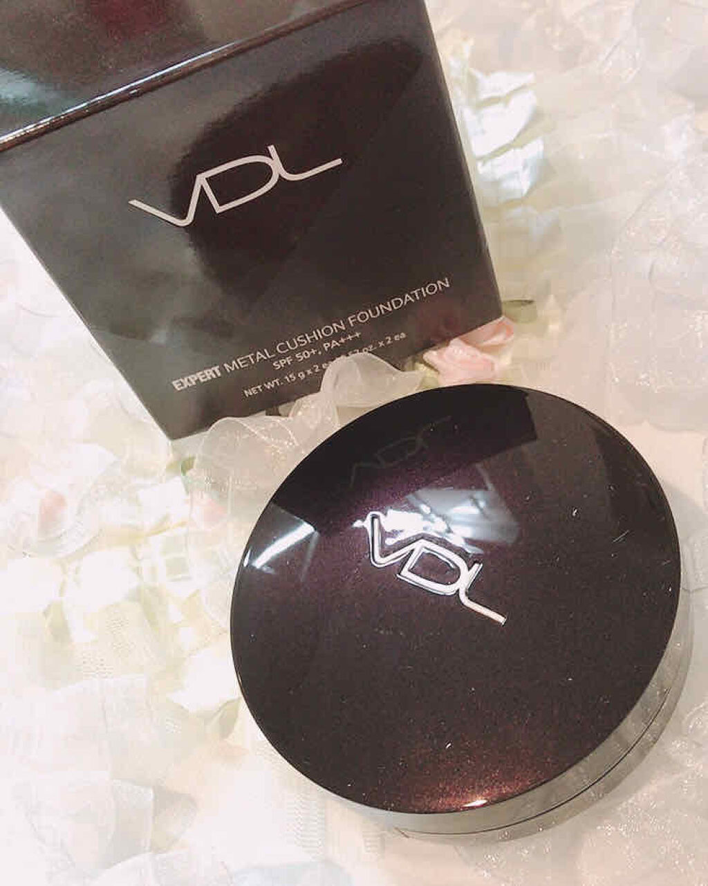 EXPERT METAL CUSHION FOUNDATION (エキスパートメタルクッションファンデーション）  SPF50+ PA+++/VDL/クッションファンデーションを使ったクチコミ（1枚目）