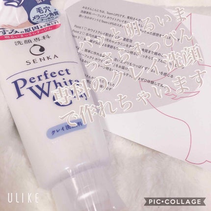パーフェクトホワイトクレイ/SENKA(専科)/洗顔フォームを使ったクチコミ(1枚目)