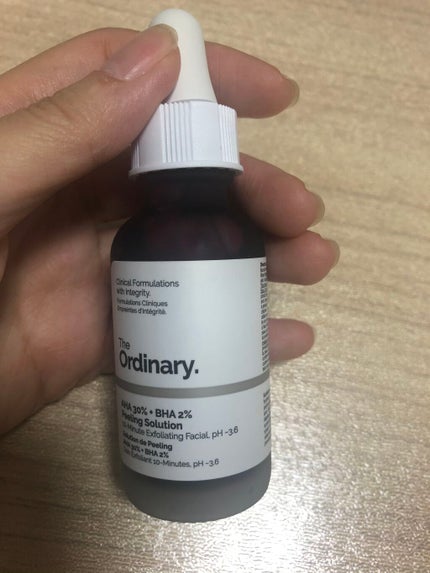AHA 30% + BHA 2% Peeling Solution/The Ordinary/ピーリングを使ったクチコミ(1枚目)