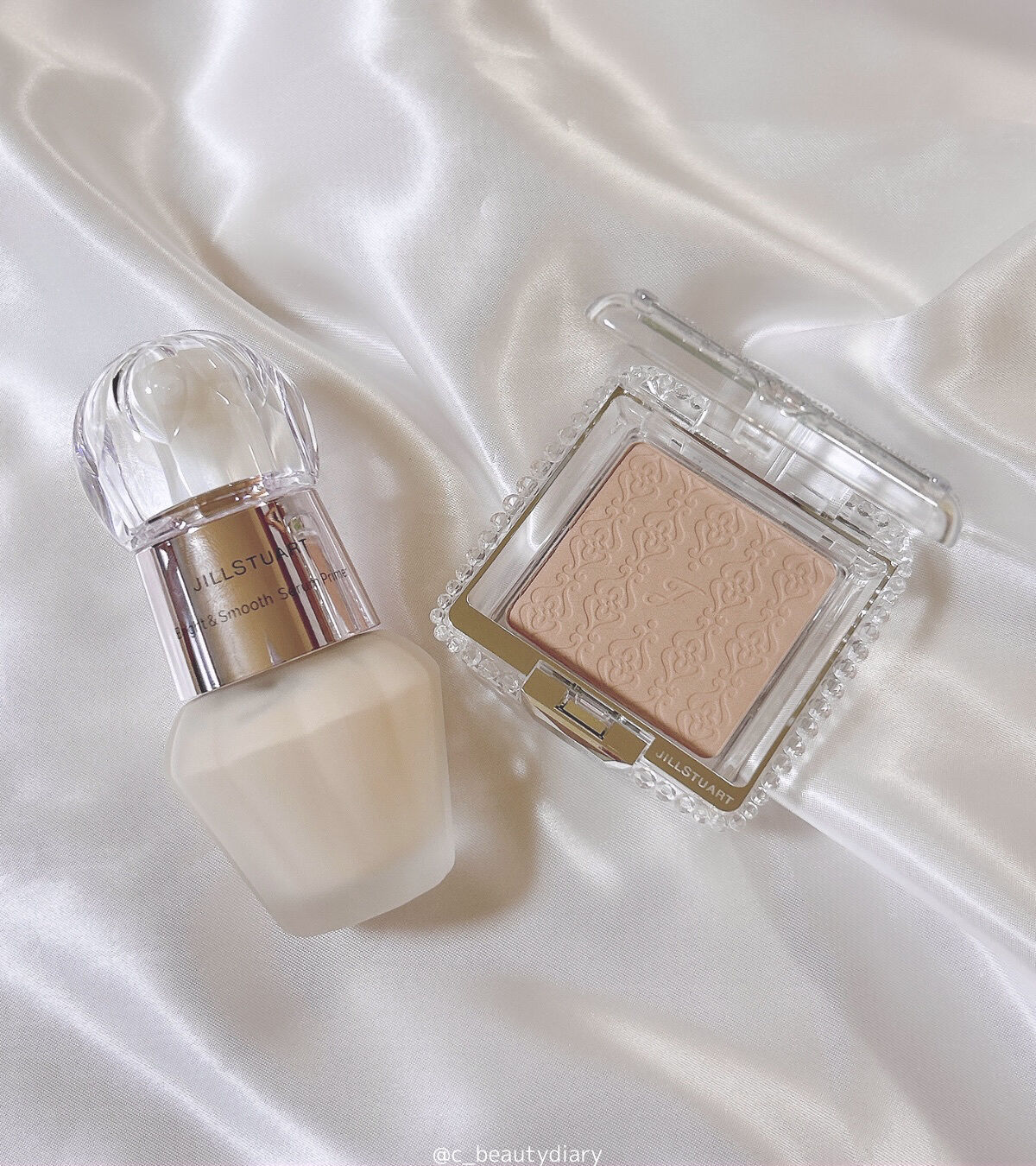 グロウシフォン セラムフィルター 103 nude/JILL STUART/パウダーファンデーションを使ったクチコミ（2枚目）