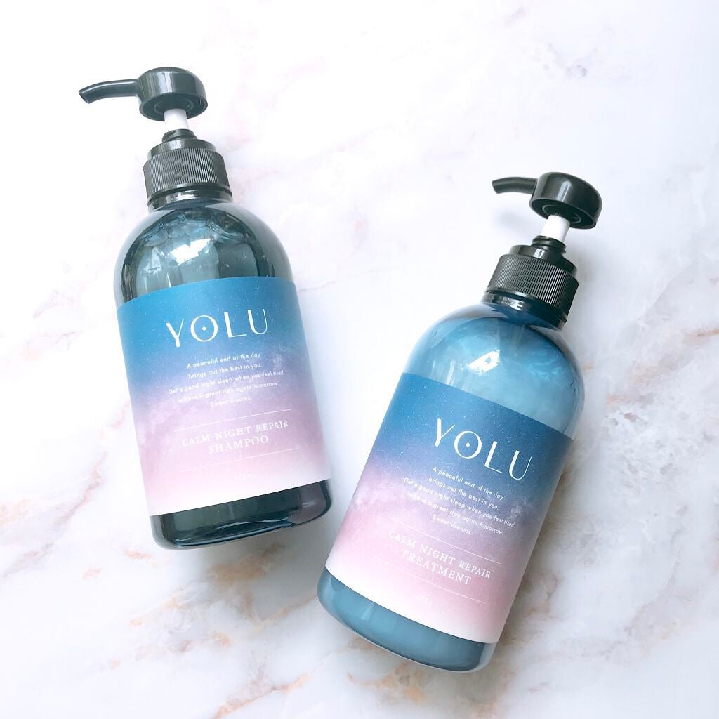 カームナイトリペアシャンプー/トリートメント/YOLU/市販シャンプーを使ったクチコミ(2枚目)