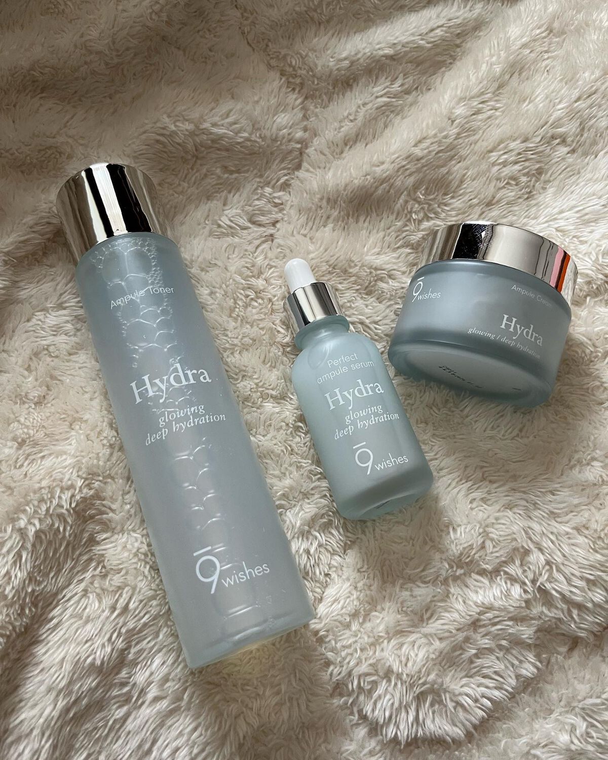 ハイドラアンプルクリーム/9Wishes/フェイスクリームを使ったクチコミ（3枚目）