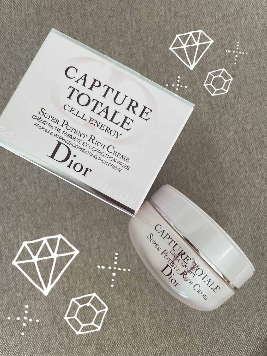 カプチュール トータル セル ENGY リッチ クリーム/Dior/フェイスクリームを使ったクチコミ(1枚目)