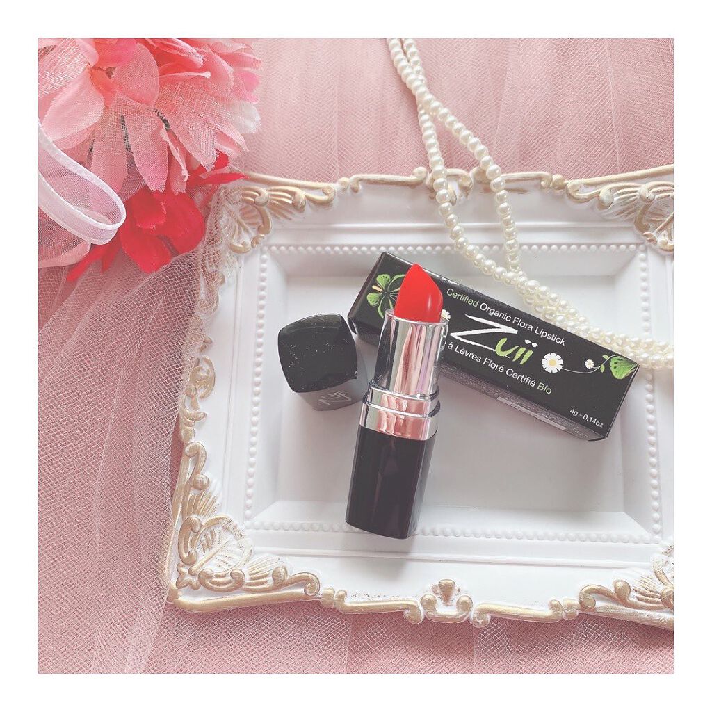 フローラ リップスティック/Zuii ORGANIC/口紅を使ったクチコミ(3枚目)