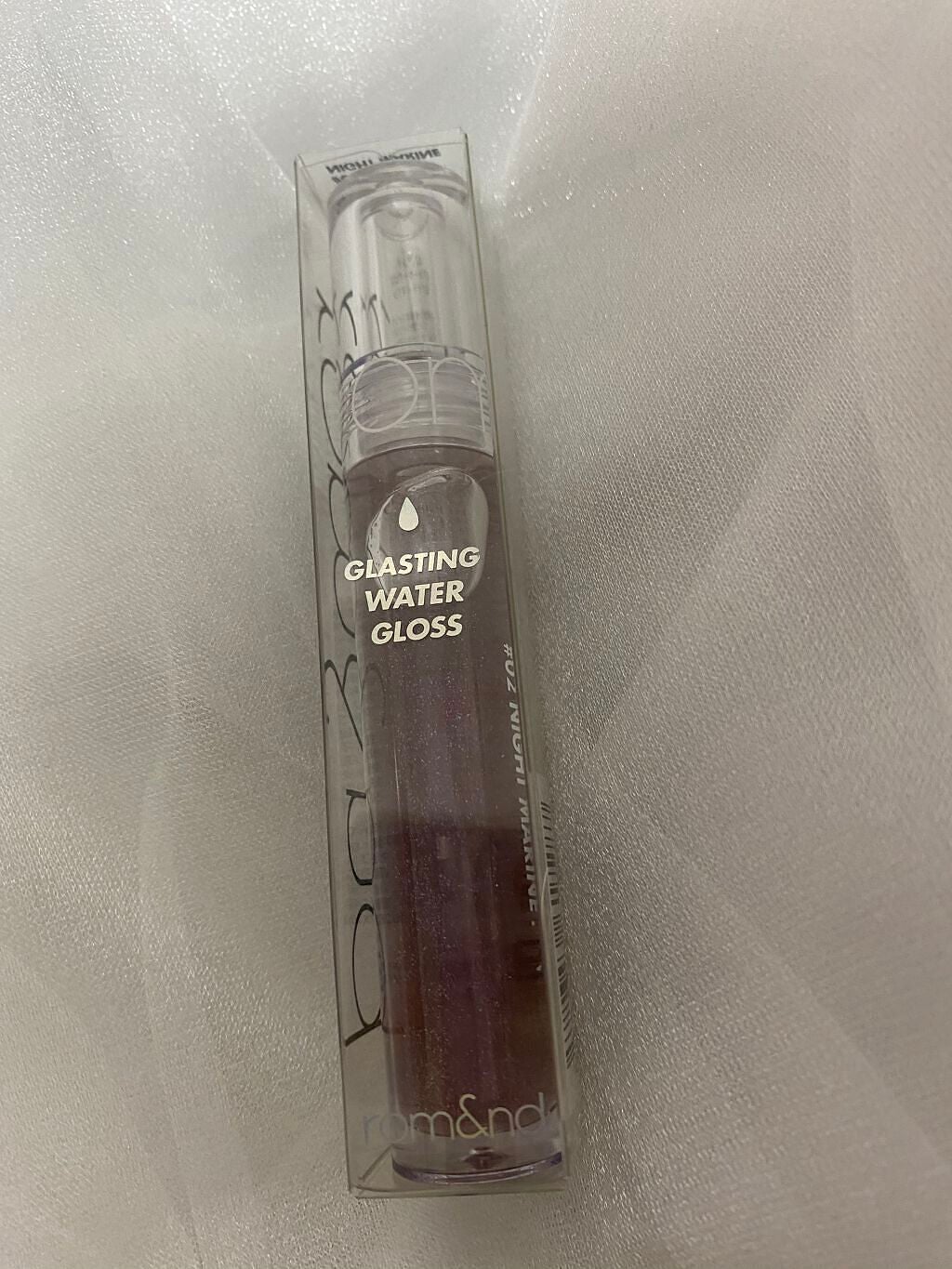 グラスティングウォーターグロス/rom&nd/リップグロスを使ったクチコミ(2枚目)