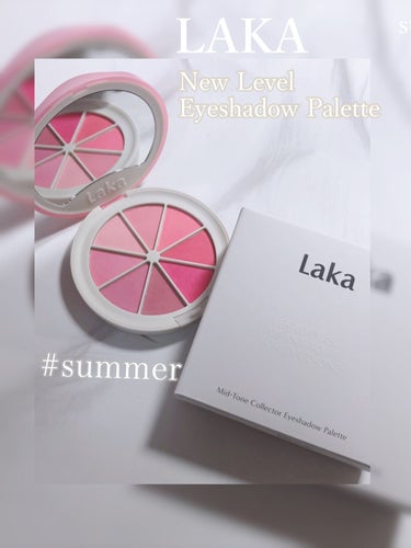 
𓍲 LAKA 𓍲
  New Level Eyeshadow Palette #Summer



メインカラーで構成されているパレットになっています。



全体的に発色は柔らかめで、 ⑤のピンクが