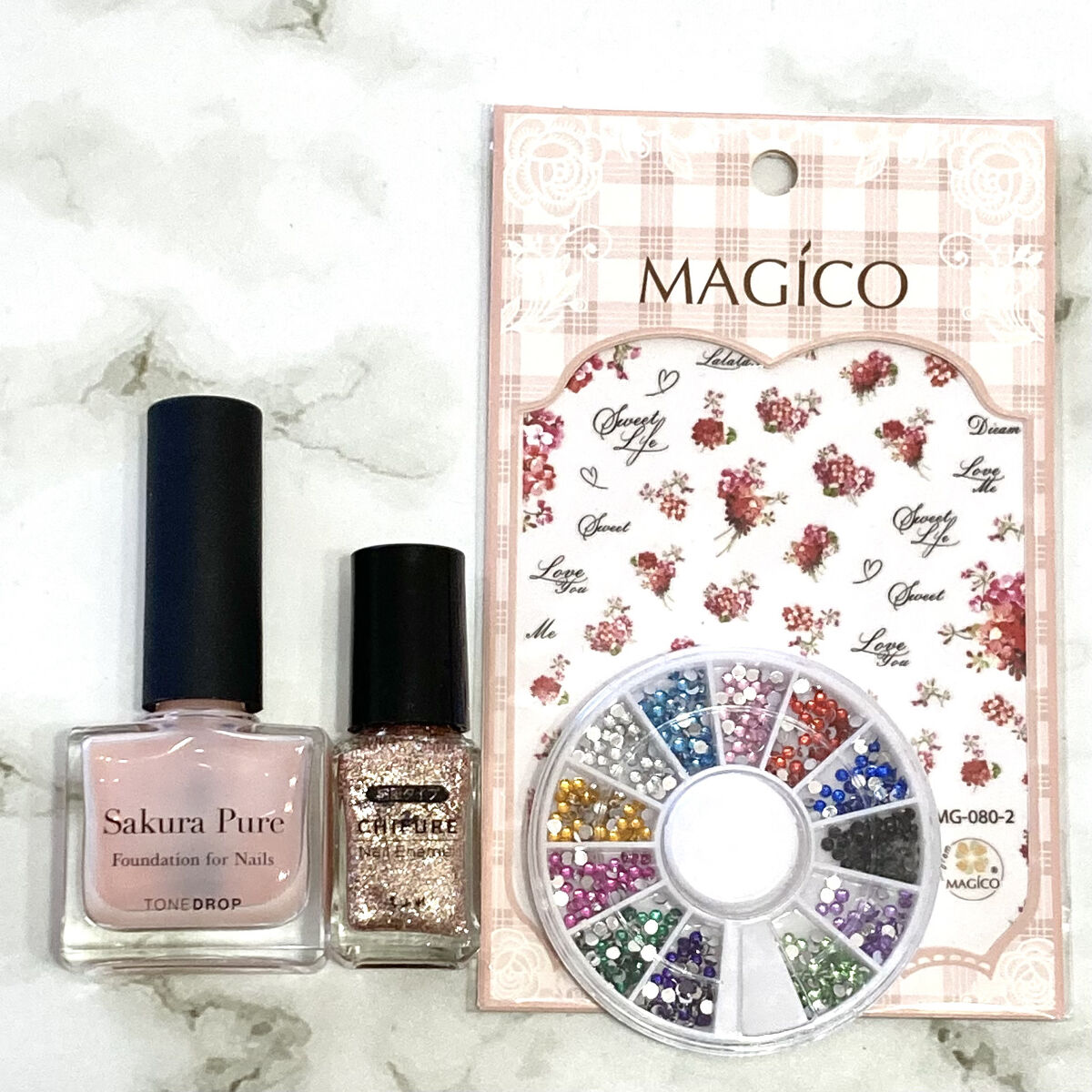 ネイル エナメル 細筆タイプ 000 ブロンズ系ラメ（細筆）/ちふれ/マニキュアを使ったクチコミ（3枚目）