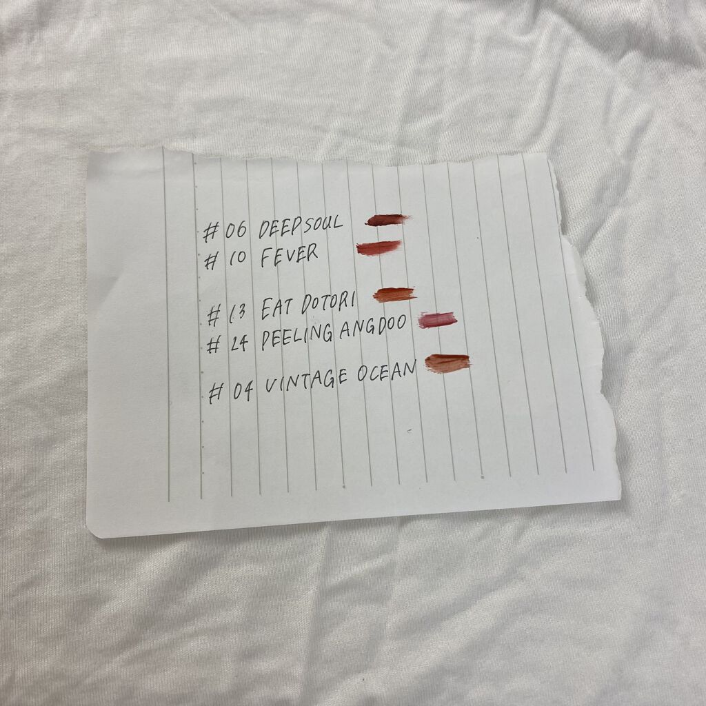 ジューシーラスティングティント/rom&nd/リップティントを使ったクチコミ（2枚目）