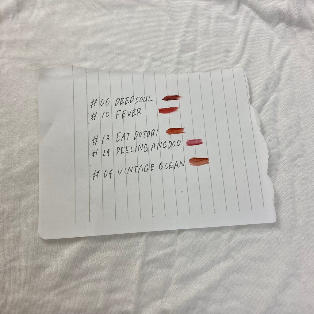 ジューシーラスティングティント/rom&nd/リップティントを使ったクチコミ(2枚目)