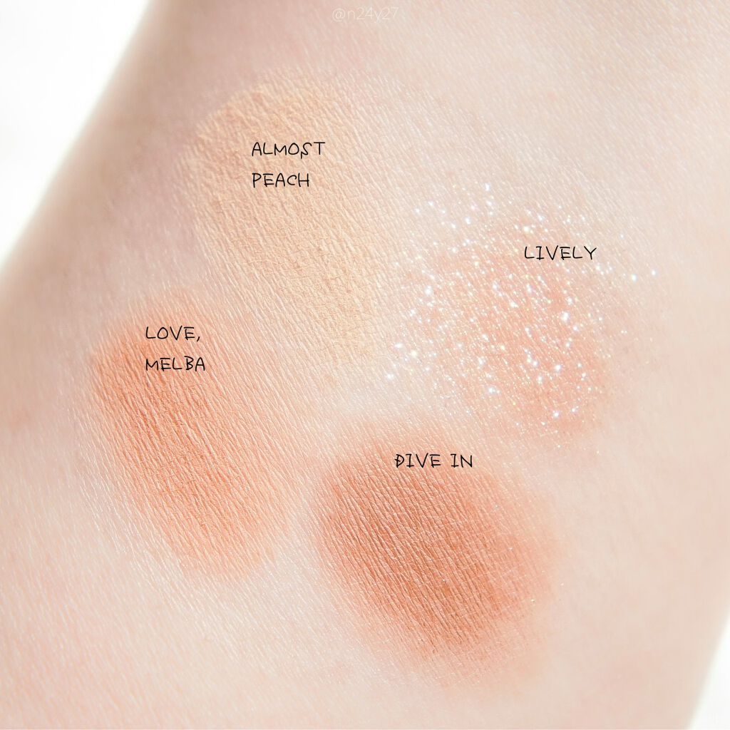 ホリカホリカ マイフェイブシャドウパレット(4カラー)/HOLIKA HOLIKA/アイシャドウパレットを使ったクチコミ(2枚目)