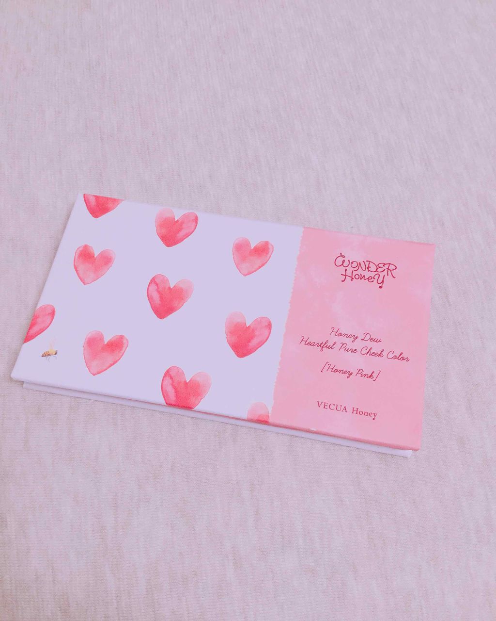 ワンダーハニー ハートフルなピュアチーク/VECUA Honey/パウダーチークを使ったクチコミ(1枚目)