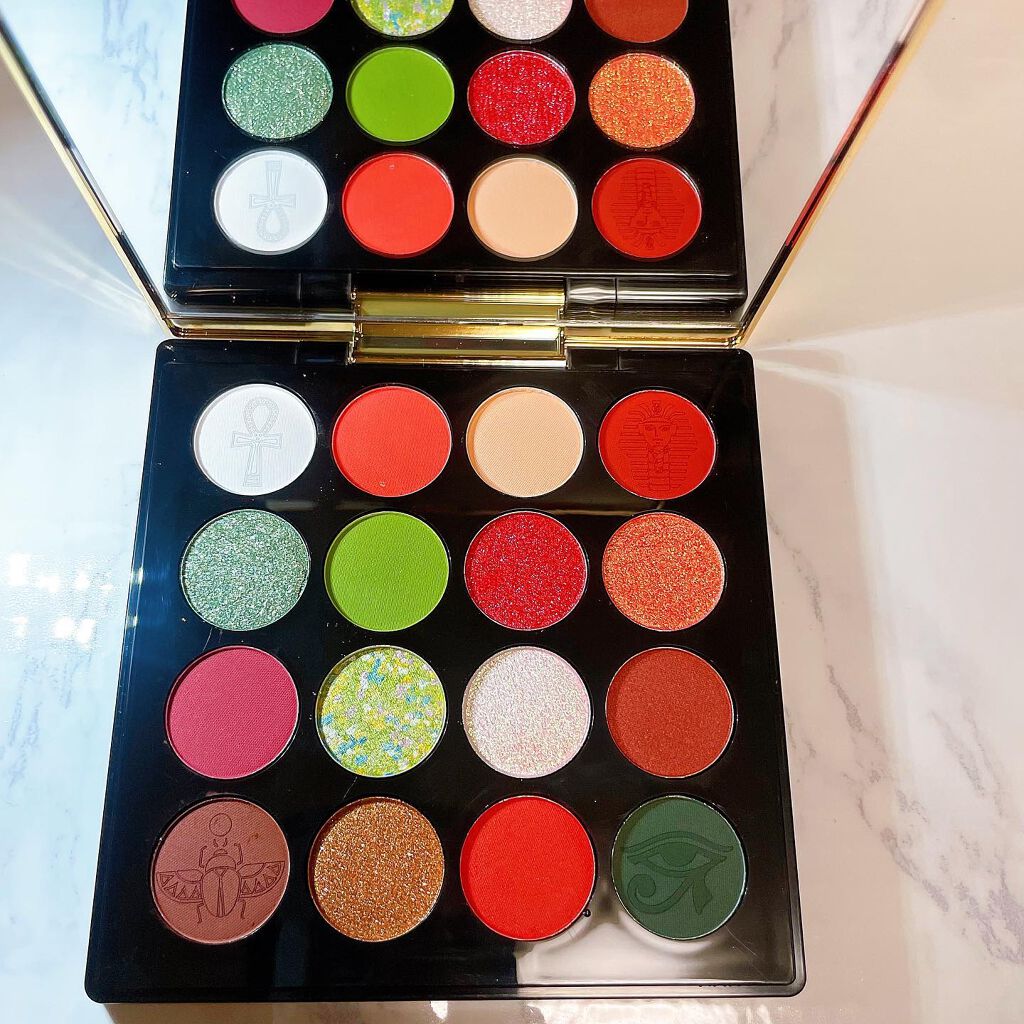 大英博物館 エジプトシリーズ アイシャドウパレット/ZEESEA/アイシャドウパレットを使ったクチコミ(2枚目)