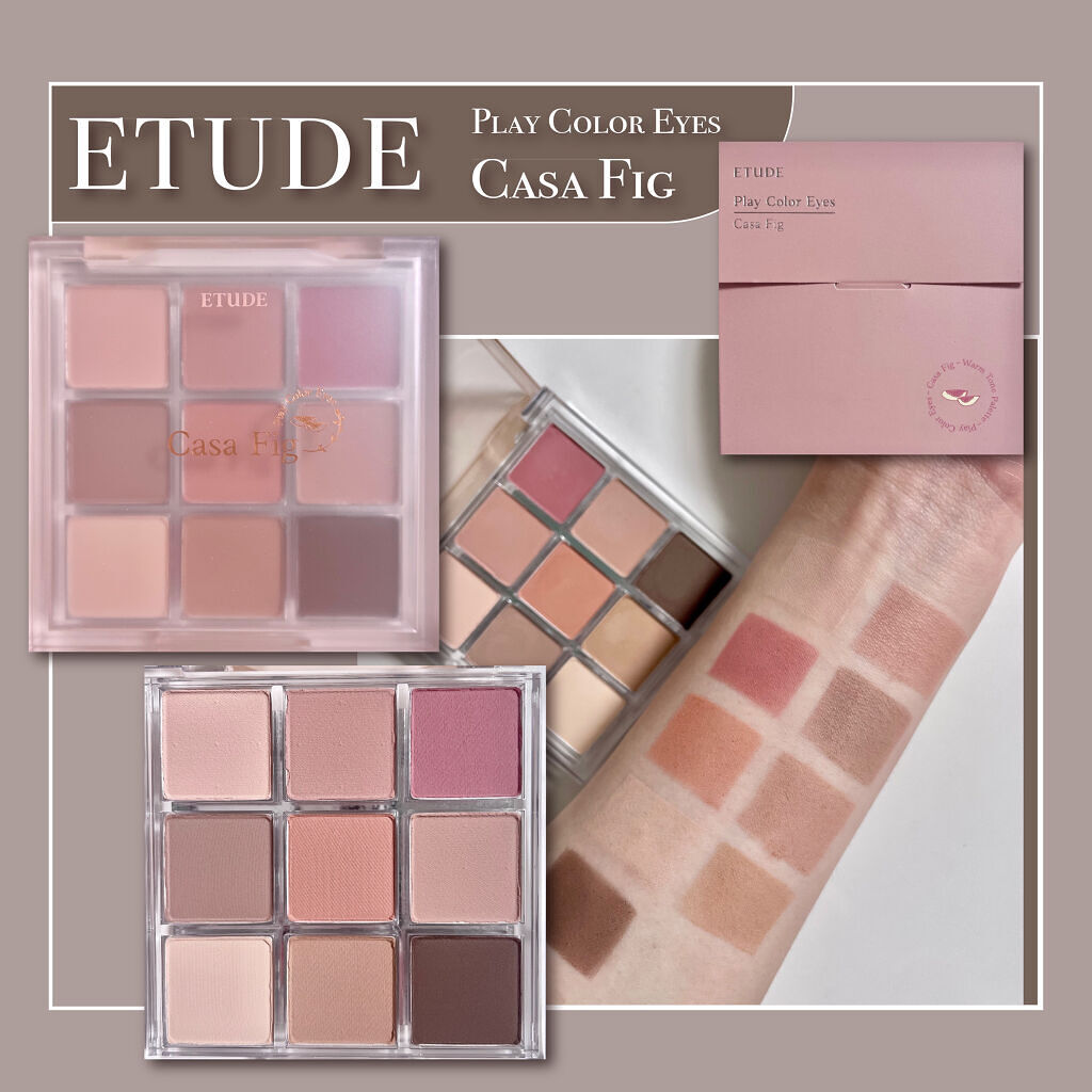 プレイカラーアイズ　カサフィグ/ETUDE/アイシャドウパレットを使ったクチコミ（1枚目）