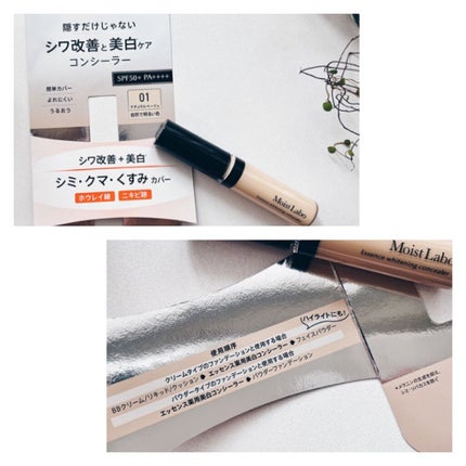 モイストラボ エッセンス薬用美白コンシーラー ナチュラルベージュ01/Moist Labo/リキッドコンシーラーを使ったクチコミ(3枚目)
