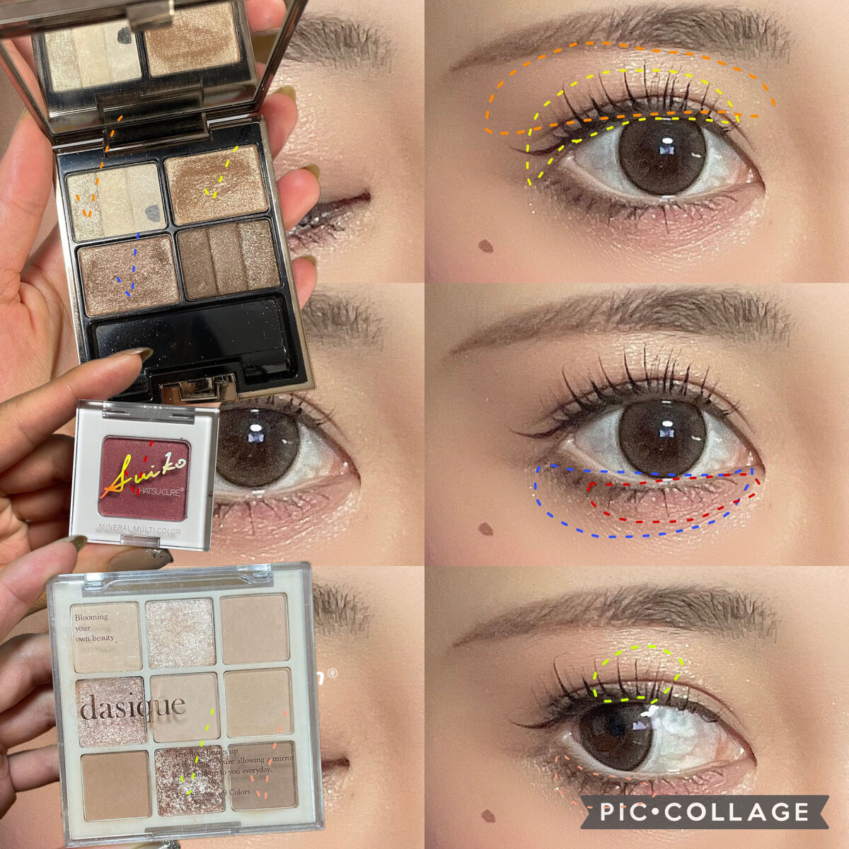 スリーディメンショナルアイズ/LUNASOL/アイシャドウパレットを使ったクチコミ（3枚目）