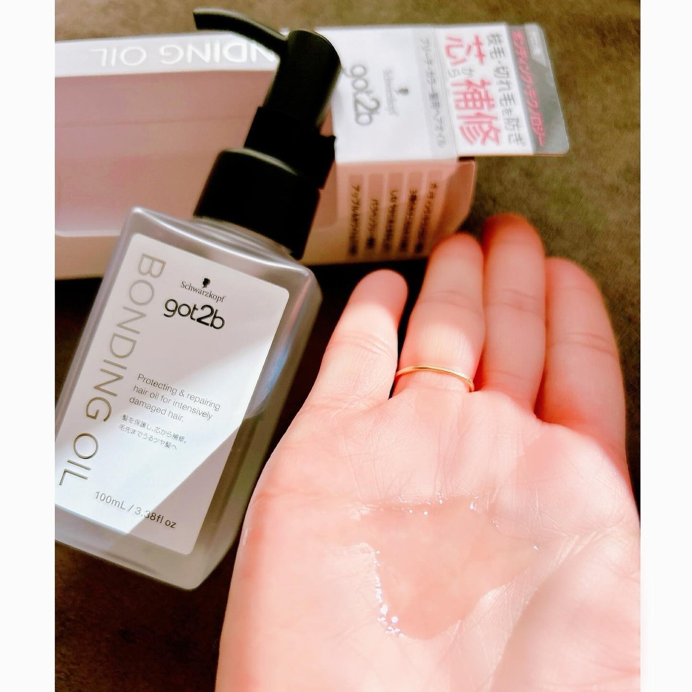 ボンディング・オイル/got2b/ヘアオイルを使ったクチコミ(3枚目)