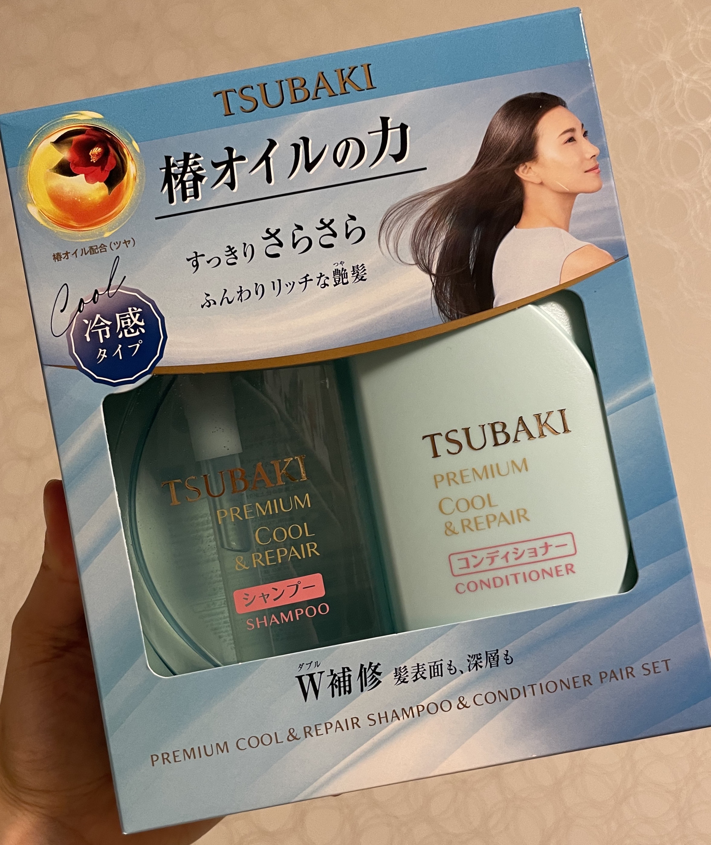 TUBAKI クールシャンプー、コンディショナー/TSUBAKI/市販シャンプーを使ったクチコミ（1枚目）
