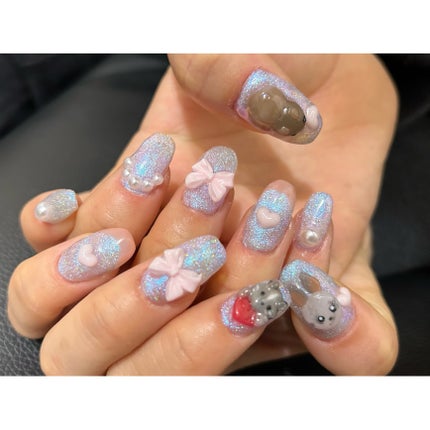 ジェルネイル(ライト対応)/セリア/ジェルネイルを使ったクチコミ(1枚目)