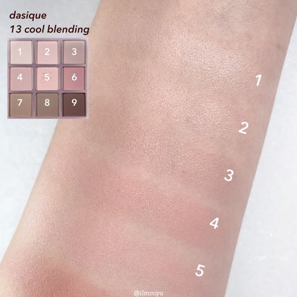 シャドウパレット/dasique/アイシャドウパレットを使ったクチコミ(6枚目)