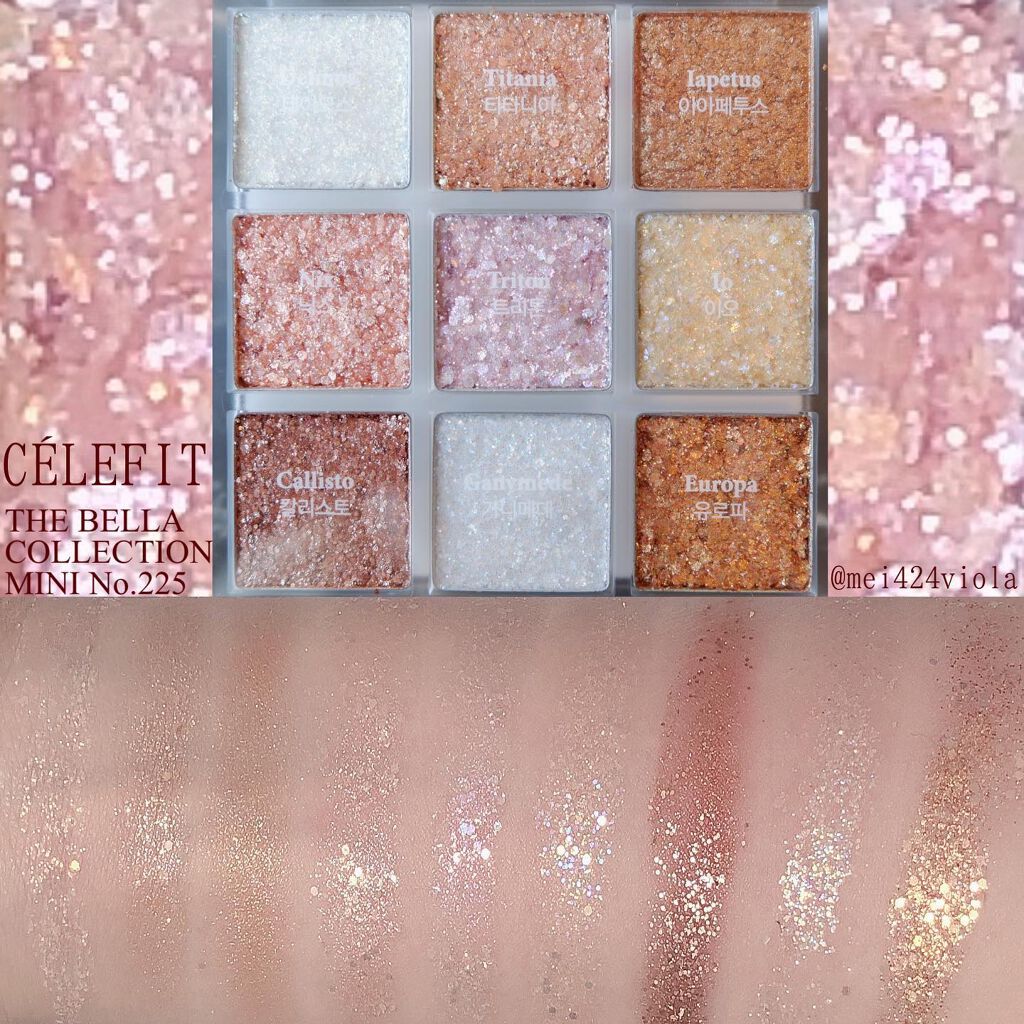 The Bella collection eyeshadow palette/CELEFIT/アイシャドウパレットを使ったクチコミ(7枚目)