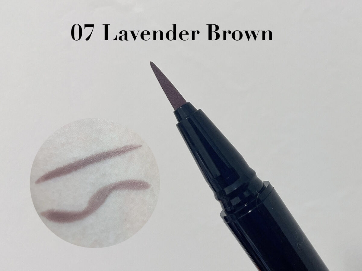 コンシャスライナーカラー 07 ラベンダーブラウン/KATE/リキッドアイライナーを使ったクチコミ（2枚目）