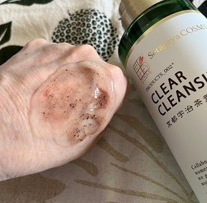 クリアクレンジング 京都宇治茶葉/世田谷コスメ/クレンジングジェルを使ったクチコミ(3枚目)