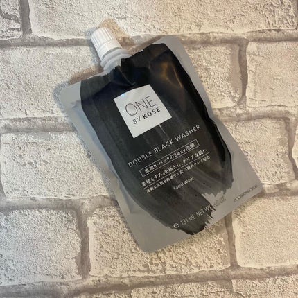 ダブル ブラック ウォッシャー/ONE BY KOSE/その他洗顔料を使ったクチコミ(2枚目)