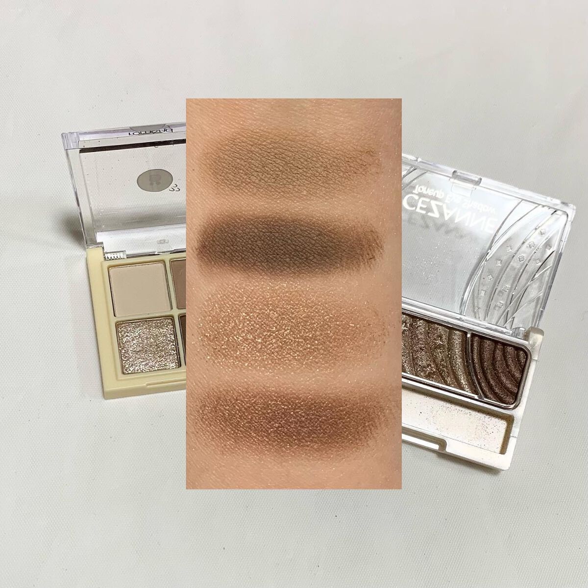 シャインアイシャドウパレット 02 ブロンズブラウン/BabyBright/アイシャドウパレットを使ったクチコミ（3枚目）