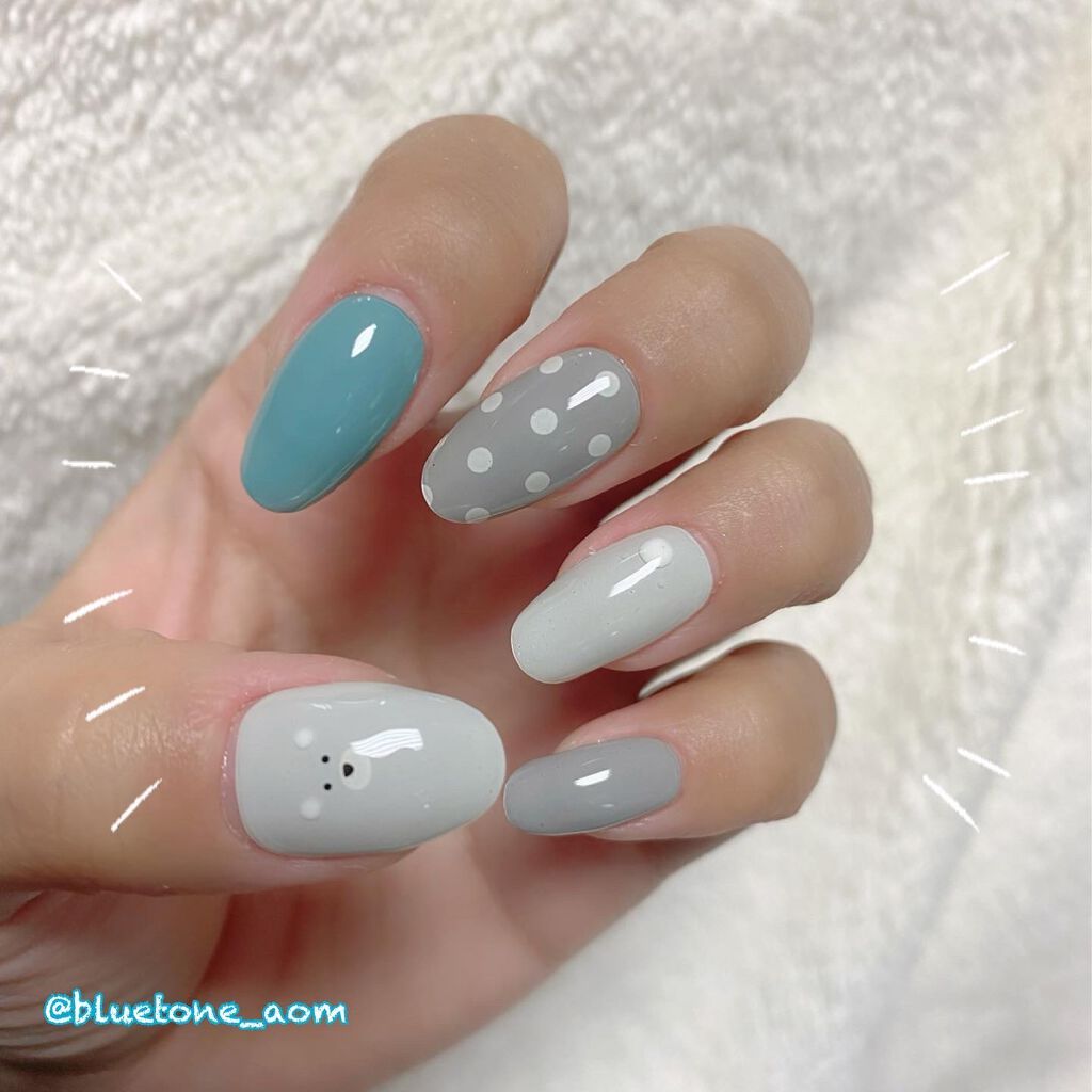 セミキュアジェルネイル(ハンド)/ohora/ネイルシールを使ったクチコミ(6枚目)