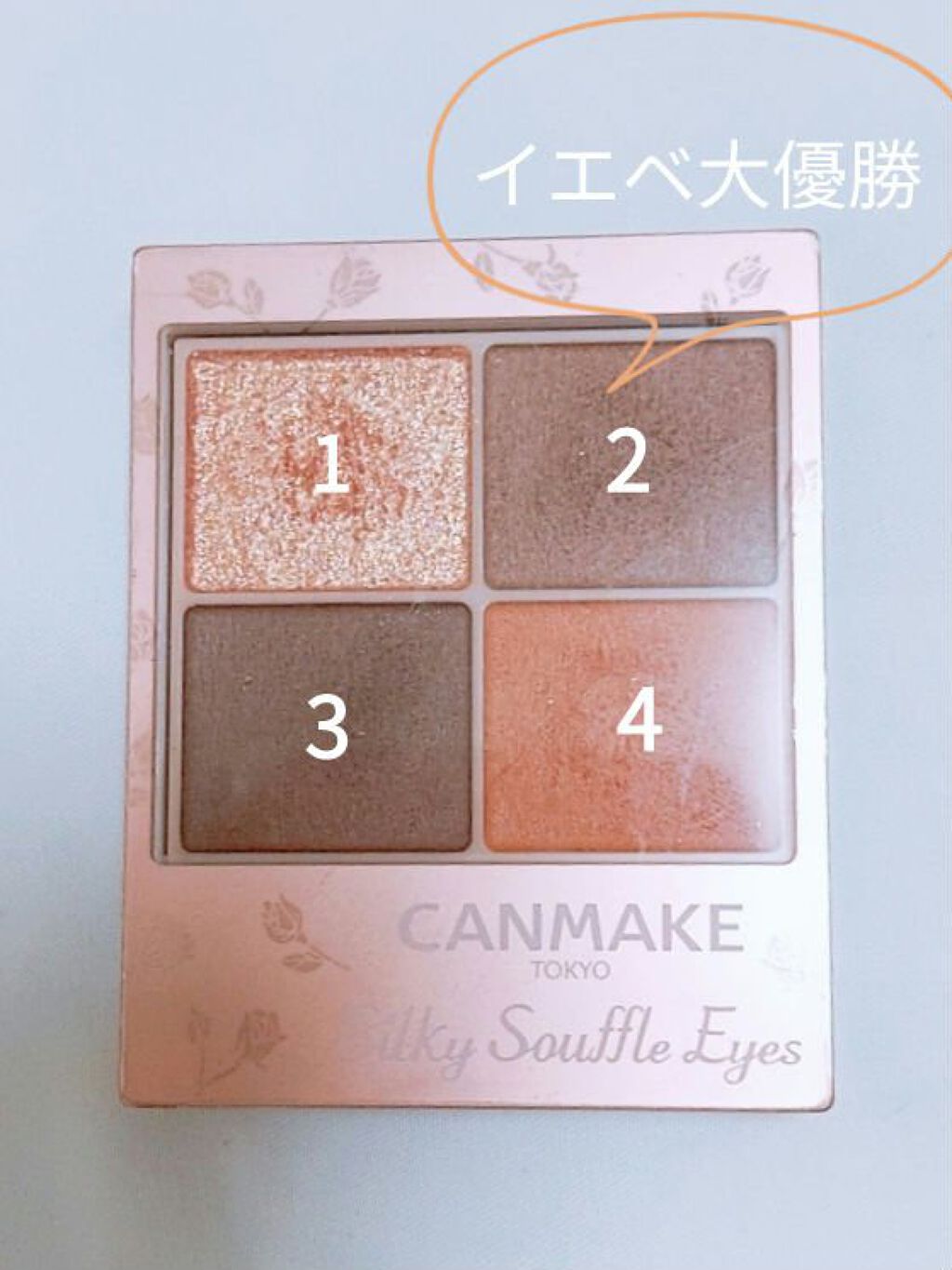 シルキースフレアイズ（マットタイプ）/キャンメイク/アイシャドウパレットを使ったクチコミ（1枚目）