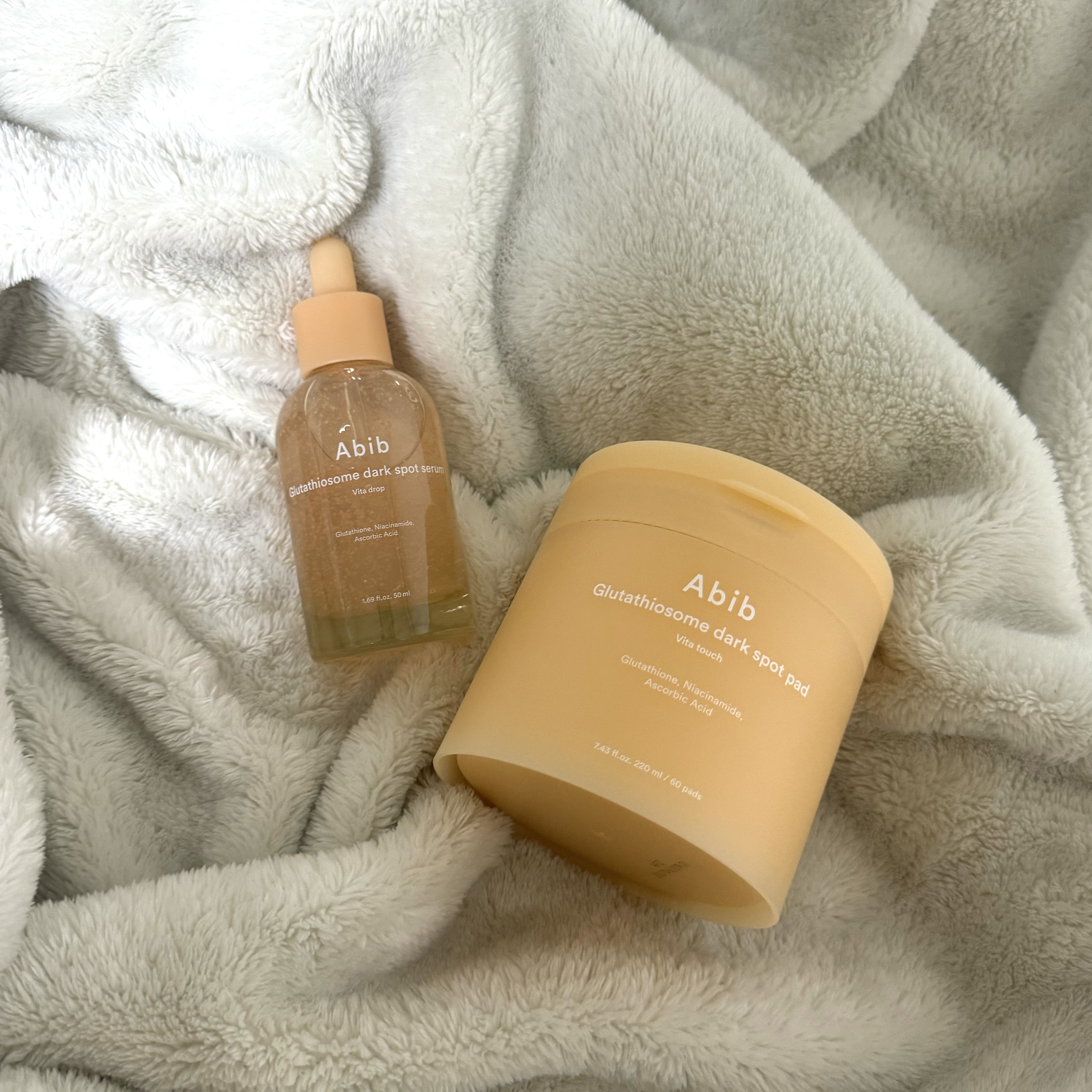 Abib  グルタチオンソームダークスポットパッドビタタッチのクチコミ「【使った商品】Abib　グルタチオンソームダークスポットセラムビタドロップ
【商品の特徴】取り.....」（1枚目）