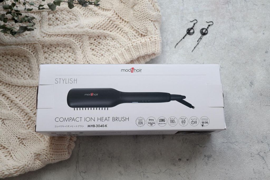 スタイリッシュ コンパクトイオンヒートブラシ MHB-3040-K/mod's hair/ヒートブラシを使ったクチコミ（2枚目）