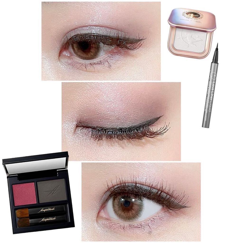 コンスピキュアス ダブルアイズ 04 バーガンディー/Amplitude/アイシャドウパレットを使ったクチコミ（1枚目）