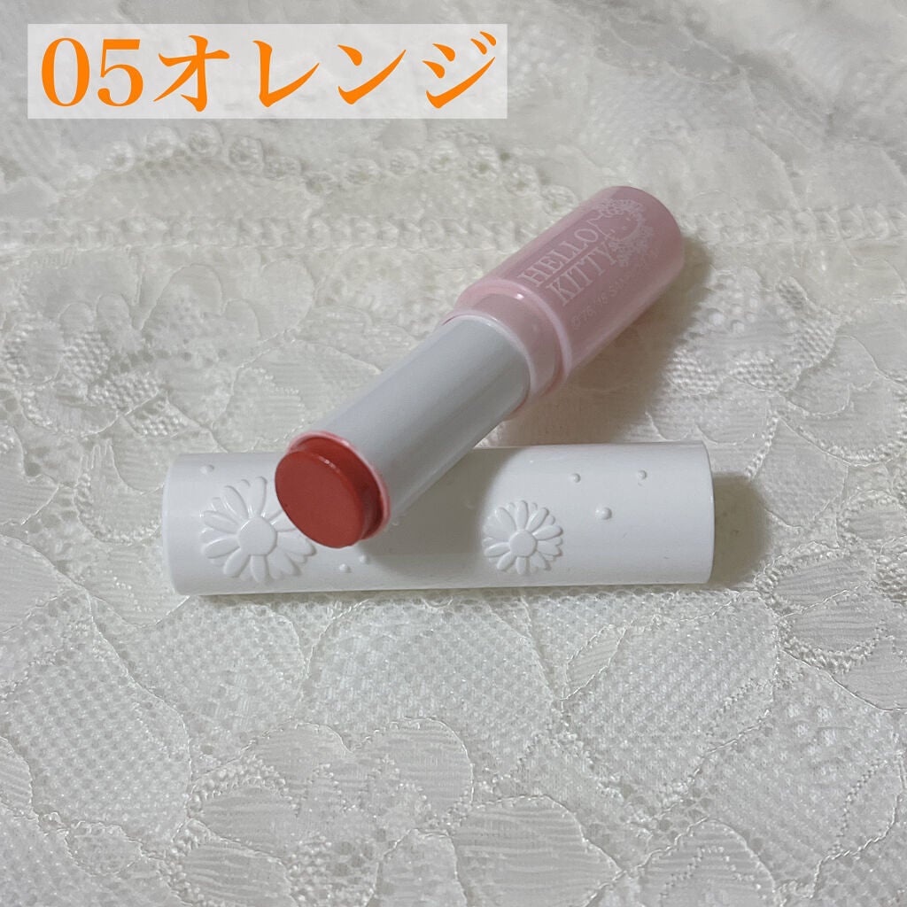 Blooming Kitty リップスティック/DAISO/口紅を使ったクチコミ(2枚目)