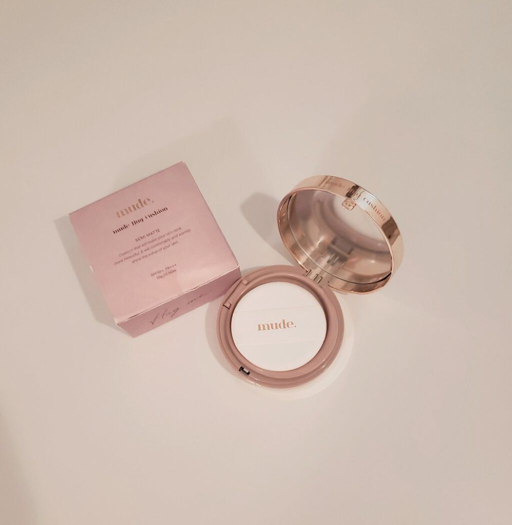 ハグクッション/mude./クッションファンデーションを使ったクチコミ（2枚目）