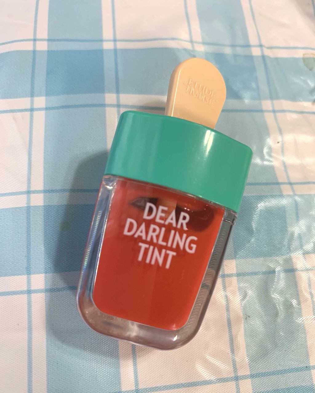 ディアダーリン ウォータージェルティント （アイスティント）/ETUDE/口紅を使ったクチコミ（1枚目）