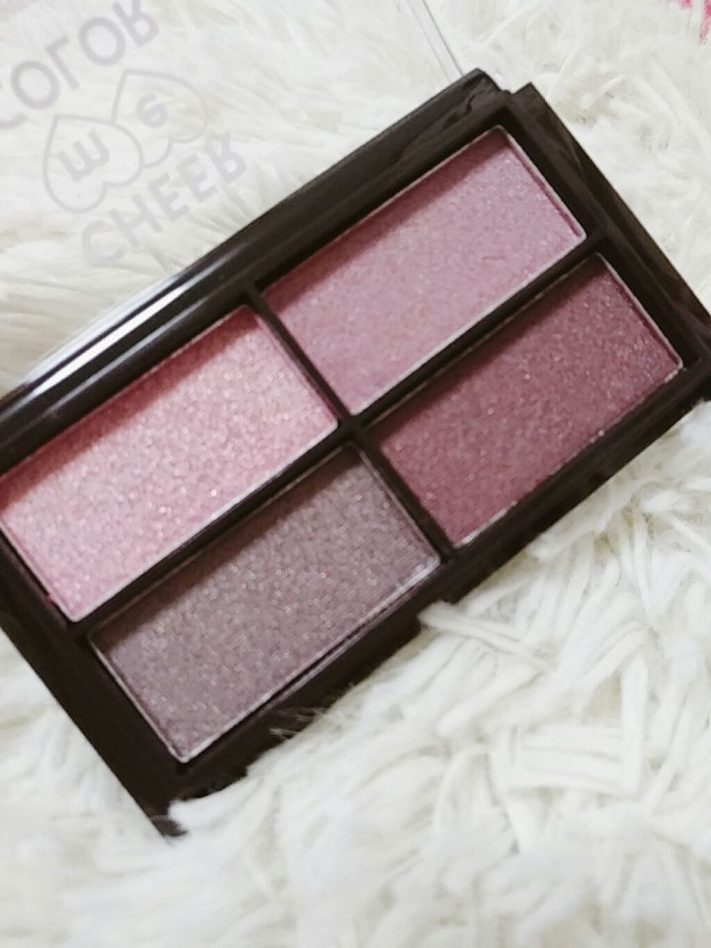 CHEER me COLOR アイシャドウ/セリア/アイシャドウパレットを使ったクチコミ（3枚目）