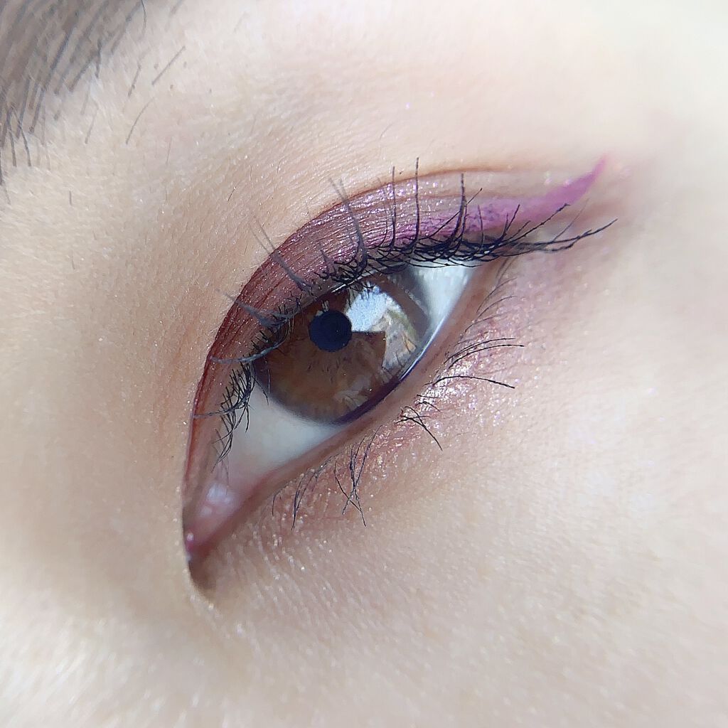 グリッターアイライナー＆アイシャドウ2in1/SHEDELLA/リキッドアイライナーを使ったクチコミ（3枚目）