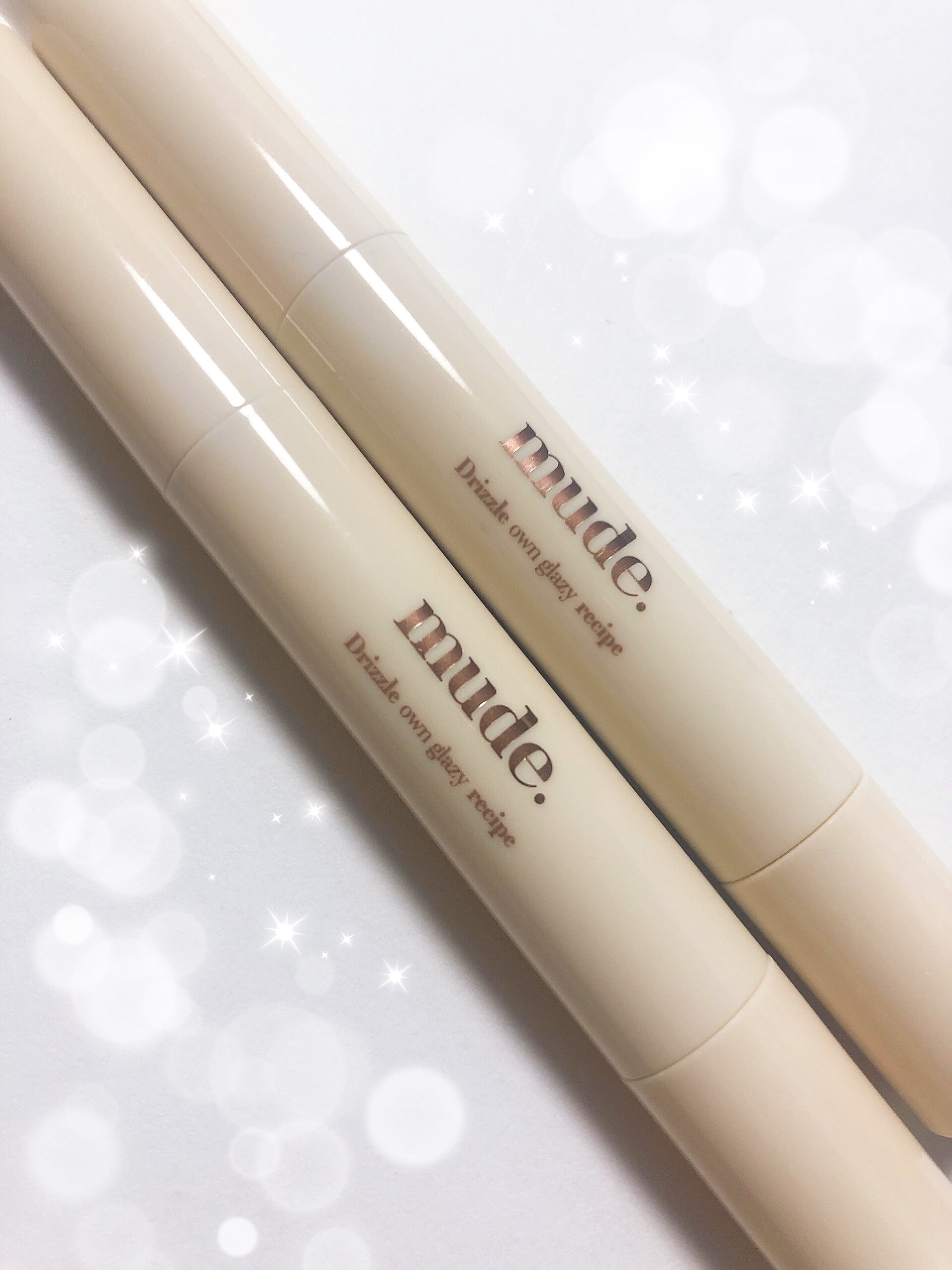 ドリズルバーム/mude./口紅を使ったクチコミ（1枚目）