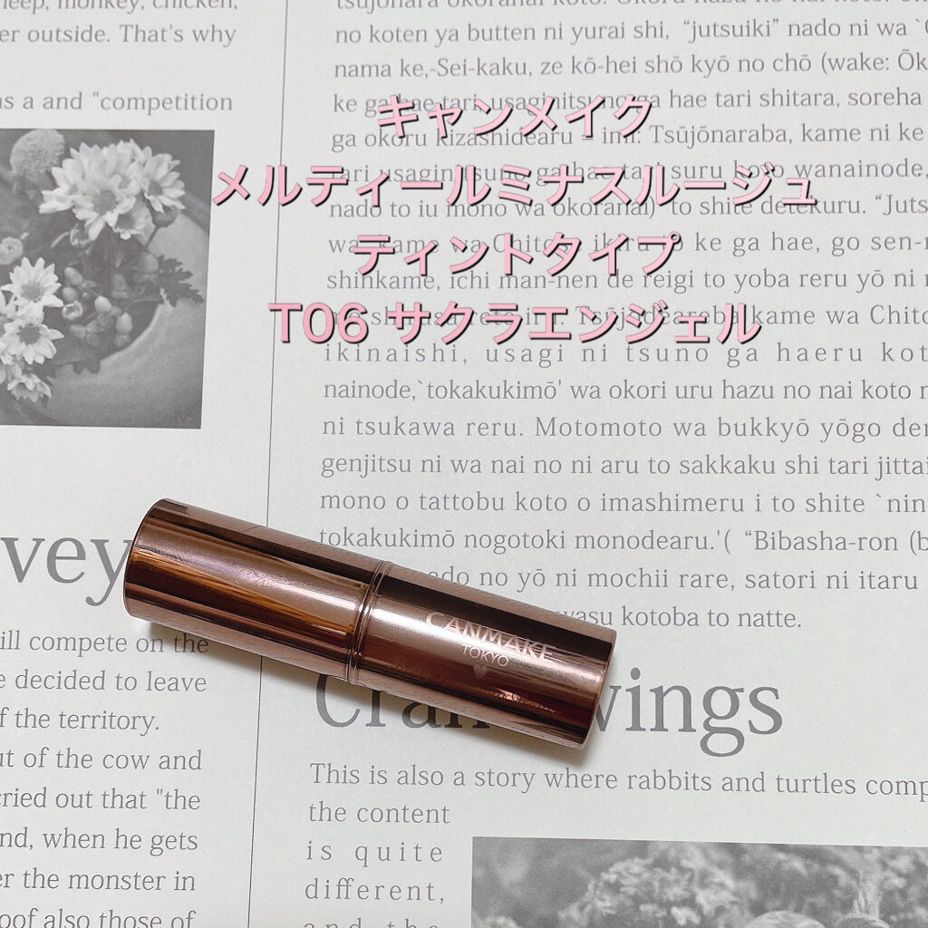 メルティールミナスルージュ（ティントタイプ）/キャンメイク/リップティントを使ったクチコミ（2枚目）