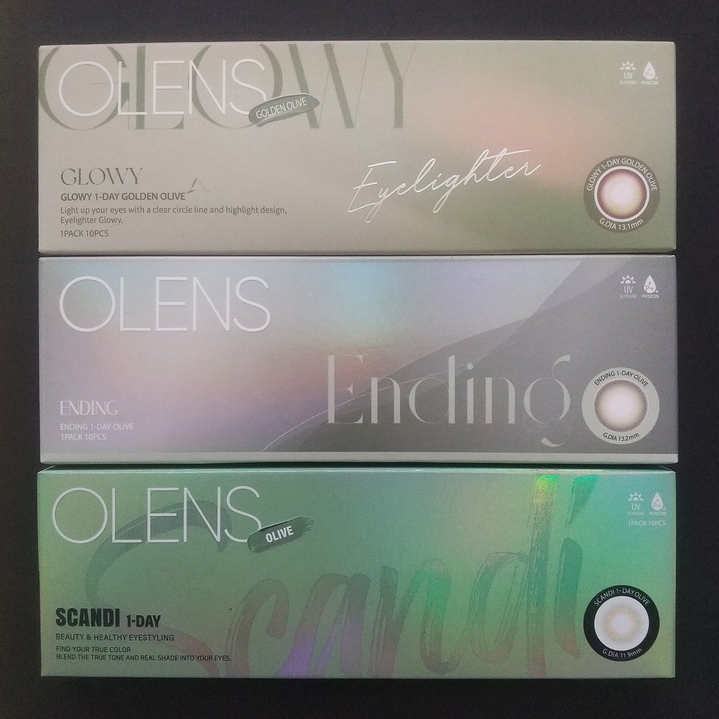 Glowy 1day/OLENS/ワンデー(1DAY)カラコンを使ったクチコミ(6枚目)