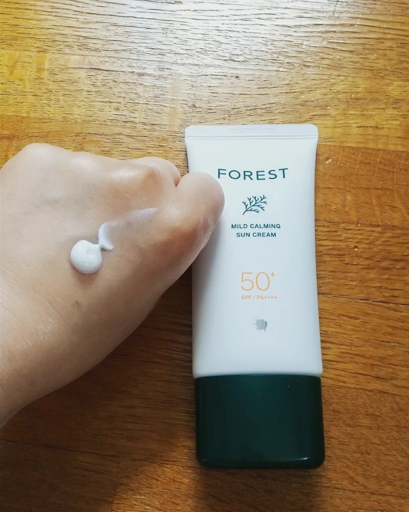 フォレスト マイルドカーミングサンクリーム/FoRest by Greenfinger/日焼け止めクリームを使ったクチコミ（2枚目）