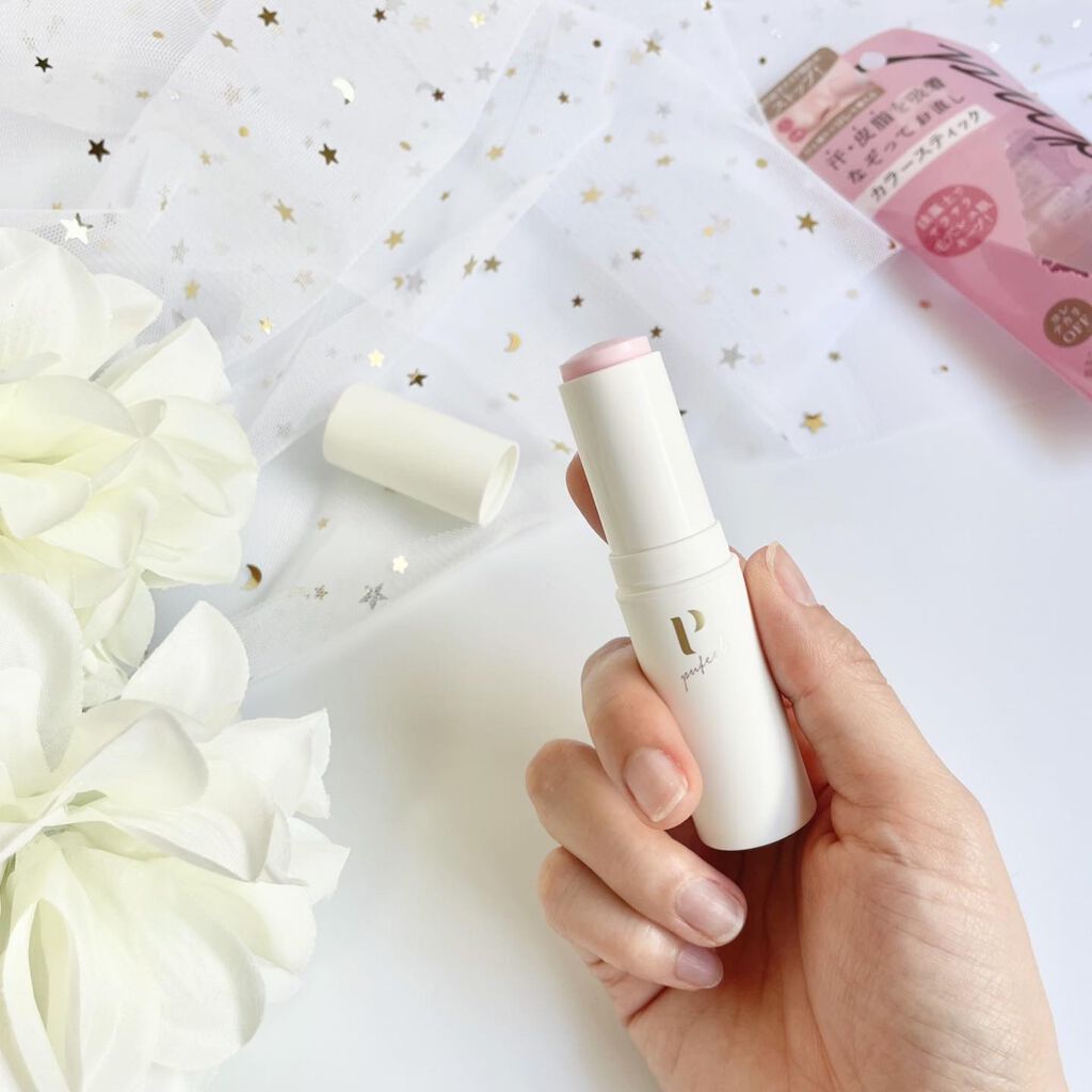 メイク直し用カラースティック/PuFeel(ピュフィール)/化粧下地を使ったクチコミ（1枚目）