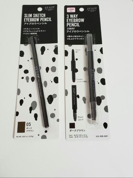 スリムスケッチアイブロウペンシル/U R GLAM/アイブロウペンシルを使ったクチコミ(1枚目)