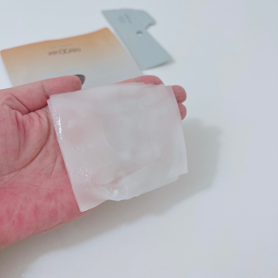 ディープモイスチャー マスク (ケアクリーム付き)/cerXcer/シートマスク・パックを使ったクチコミ(4枚目)